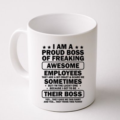 Funny Proud Boss Employee Appreciation Office Funny Boss Mug