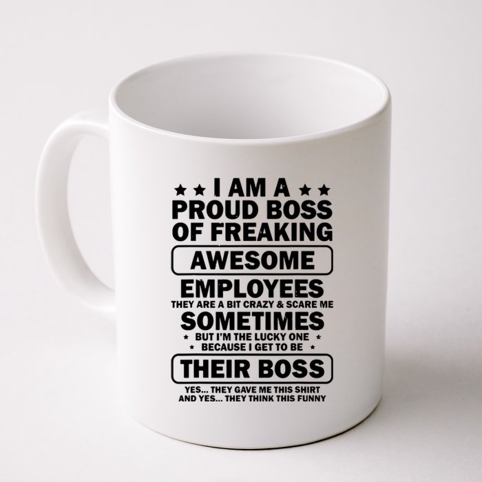 Funny Proud Boss Employee Appreciation Office Funny Boss Coffee Mug