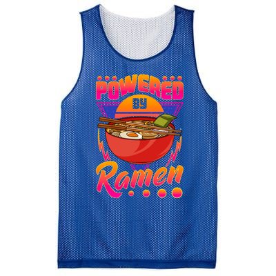 Funny Powered By Ra Cute Anime Kawaii Gamer Meaningful Gift Mesh Reversible Basketball Jersey Tank