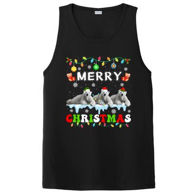 Funny Polar Bear Christmas Squad Xmas Great Gift PosiCharge Competitor Tank