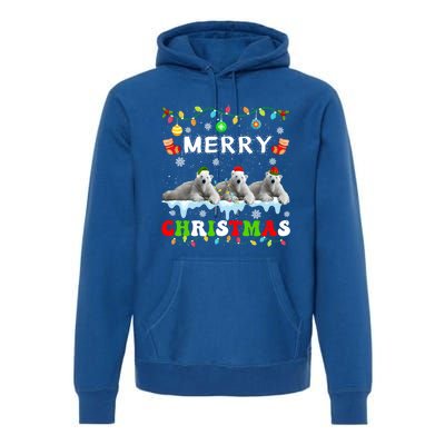 Funny Polar Bear Christmas Squad Xmas Great Gift Premium Hoodie