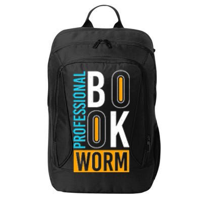 Funny Professional Book Worm City Backpack