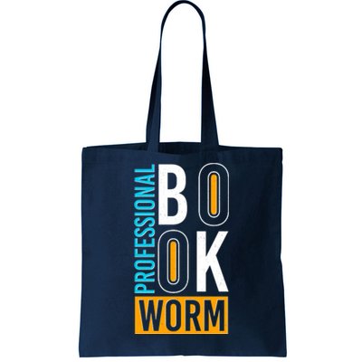 Funny Professional Book Worm Tote Bag