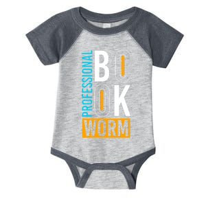 Funny Professional Book Worm Infant Baby Jersey Bodysuit