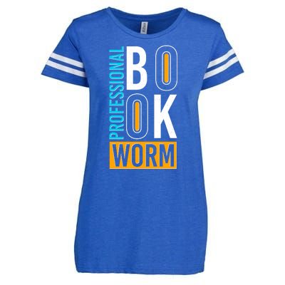 Funny Professional Book Worm Enza Ladies Jersey Football T-Shirt