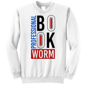 Funny Professional Book Worm Sweatshirt