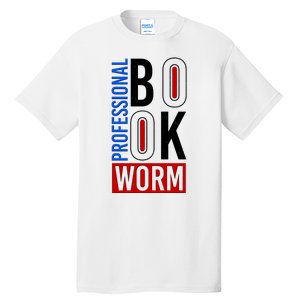 Funny Professional Book Worm Tall T-Shirt