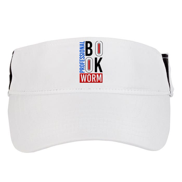 Funny Professional Book Worm Adult Drive Performance Visor