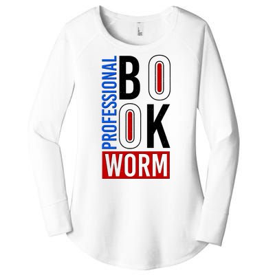 Funny Professional Book Worm Women's Perfect Tri Tunic Long Sleeve Shirt