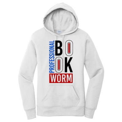 Funny Professional Book Worm Women's Pullover Hoodie