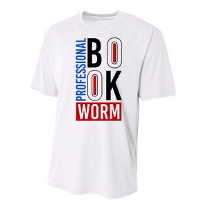 Funny Professional Book Worm Performance Sprint T-Shirt