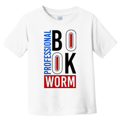 Funny Professional Book Worm Toddler T-Shirt