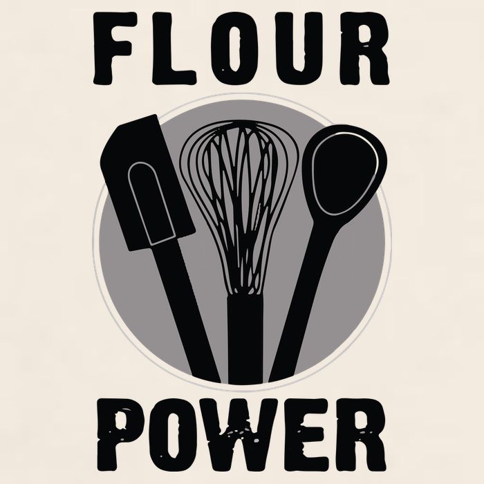 FLOUR POWER Baking Cooking Bread Making Chefs Garment-Dyed Women's Muscle Tee