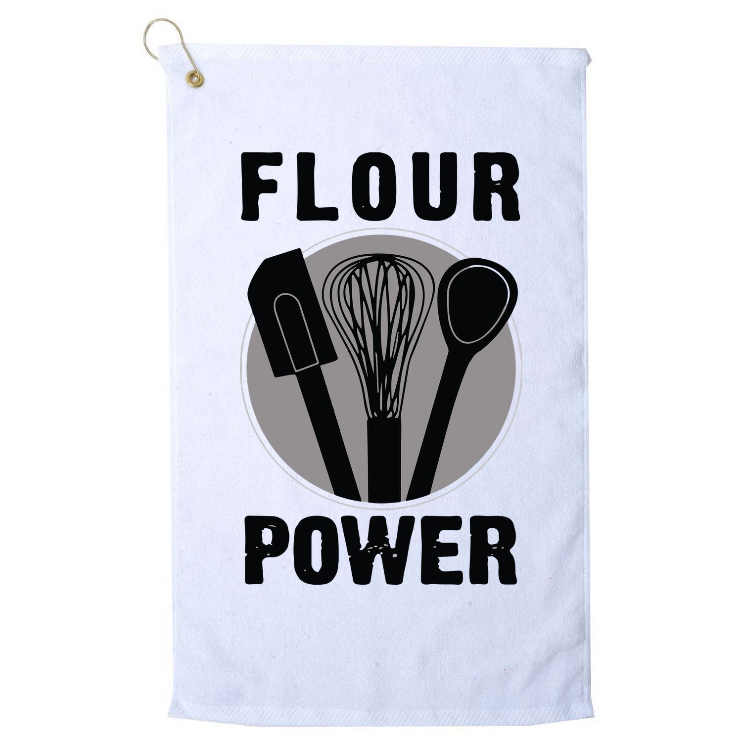 FLOUR POWER Baking Cooking Bread Making Chefs Golf Towel