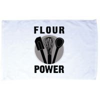 FLOUR POWER Baking Cooking Bread Making Chefs Microfiber Hand Towel