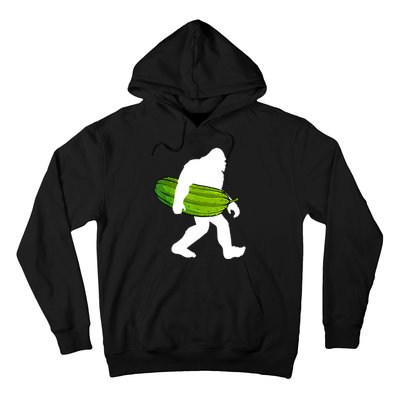 Funny Pickle Bigfoot Cucumber Pickle Lover Gift Hoodie