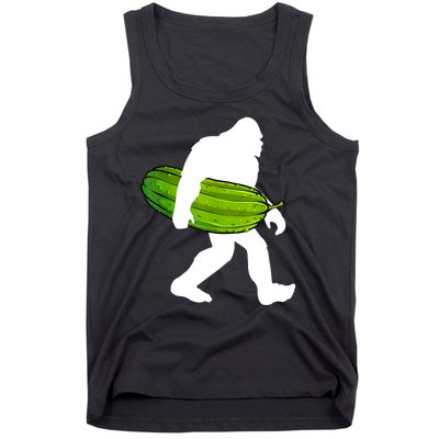 Funny Pickle Bigfoot Cucumber Pickle Lover Gift Tank Top