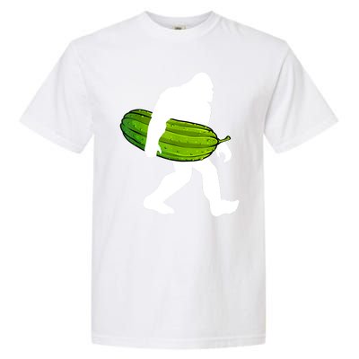 Funny Pickle Bigfoot Cucumber Pickle Lover Gift Garment-Dyed Heavyweight T-Shirt