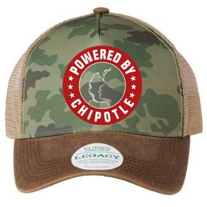 Funny Powered By Chipotle Design Chili Pepper Legacy Tie Dye Trucker Hat