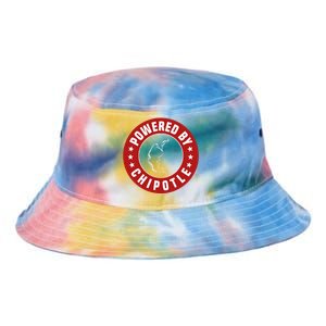 Funny Powered By Chipotle Design Chili Pepper Tie Dye Newport Bucket Hat