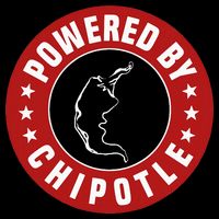 Funny Powered By Chipotle Design Chili Pepper Full-Length Apron With Pockets