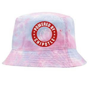 Funny Powered By Chipotle Design Chili Pepper Tie-Dyed Bucket Hat