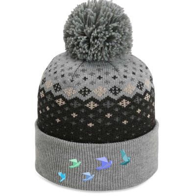 Flying Paper Birds The Baniff Cuffed Pom Beanie