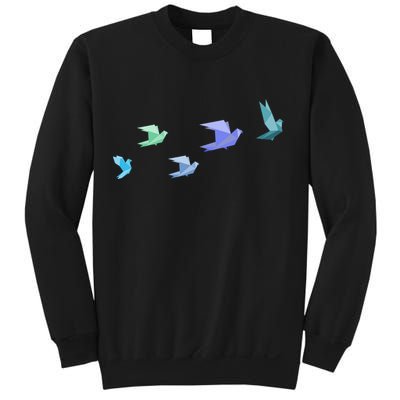 Flying Paper Birds Sweatshirt