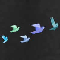 Flying Paper Birds Hat