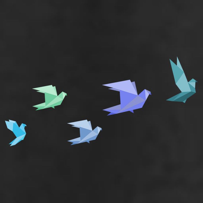 Flying Paper Birds Hat