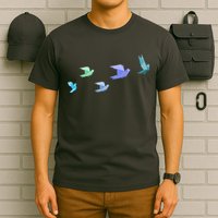 Flying Paper Birds T-Shirt