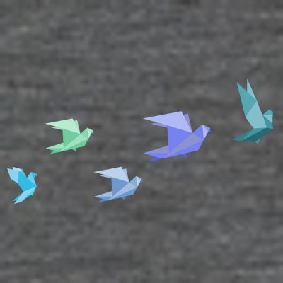 Flying Paper Birds T-Shirt