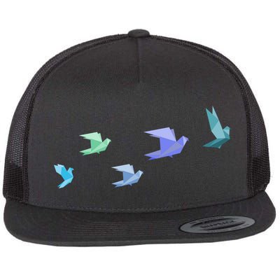 Flying Paper Birds Flatbill Hat