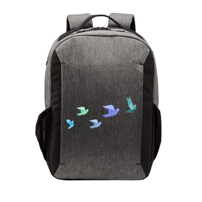 Flying Paper Birds Vector Backpack