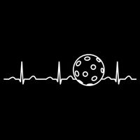 Funny Pickleball Ball Heartbeat Apparel Player Fan Mens Boys Impact Tech Backpack
