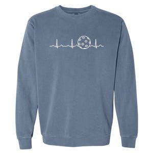 Funny Pickleball Ball Heartbeat Apparel Player Fan Mens Boys Garment-Dyed Sweatshirt