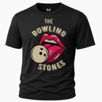 Funny Pun Bowling Stone Cooling Performance Crew T-Shirt