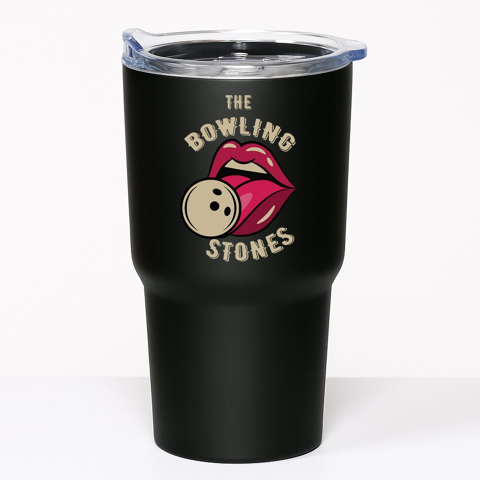 Funny Pun Bowling Stone Tumbler