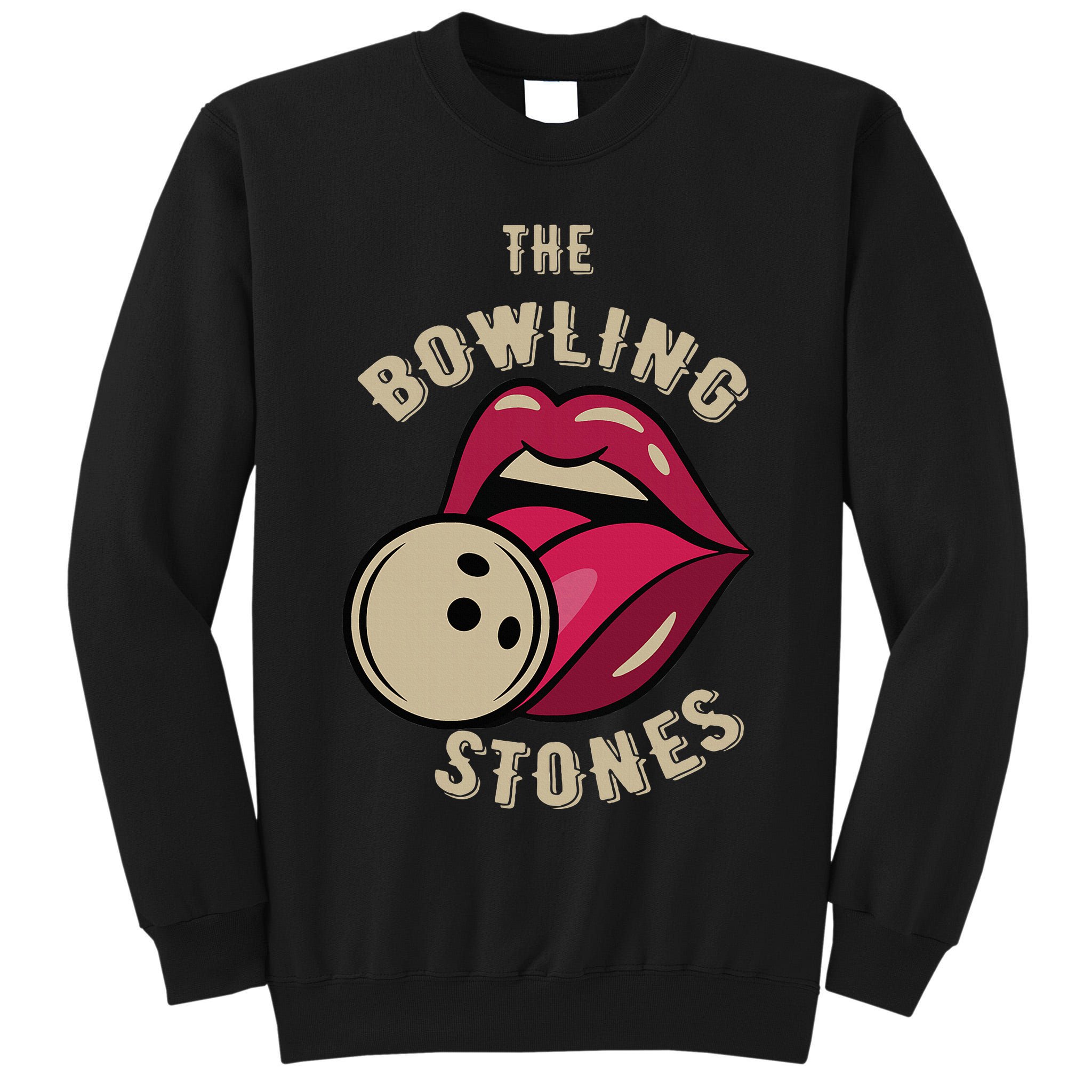 Funny Pun Bowling Stone Tall Sweatshirt