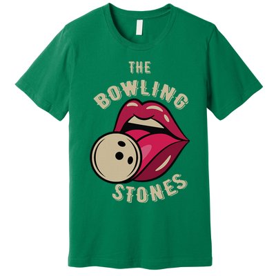 Funny Pun Bowling Stone Premium T-Shirt