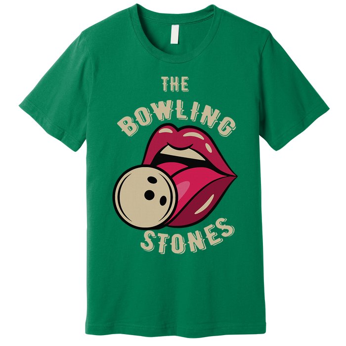 Funny Pun Bowling Stone Premium T-Shirt