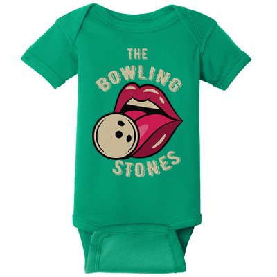 Funny Pun Bowling Stone Baby Bodysuit