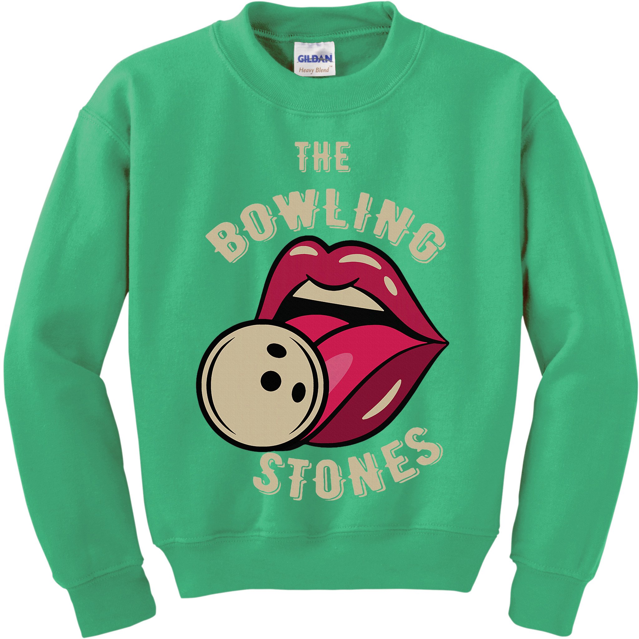 Funny Pun Bowling Stone Kids Sweatshirt