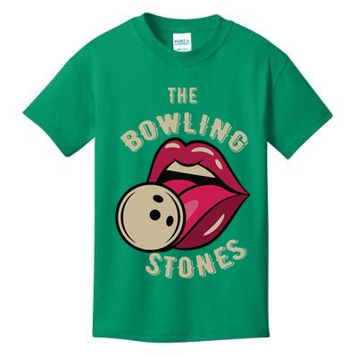 Funny Pun Bowling Stone Kids T-Shirt