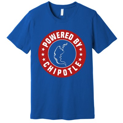 Funny Powered By Chipotle Design Chili Pepper Premium T-Shirt