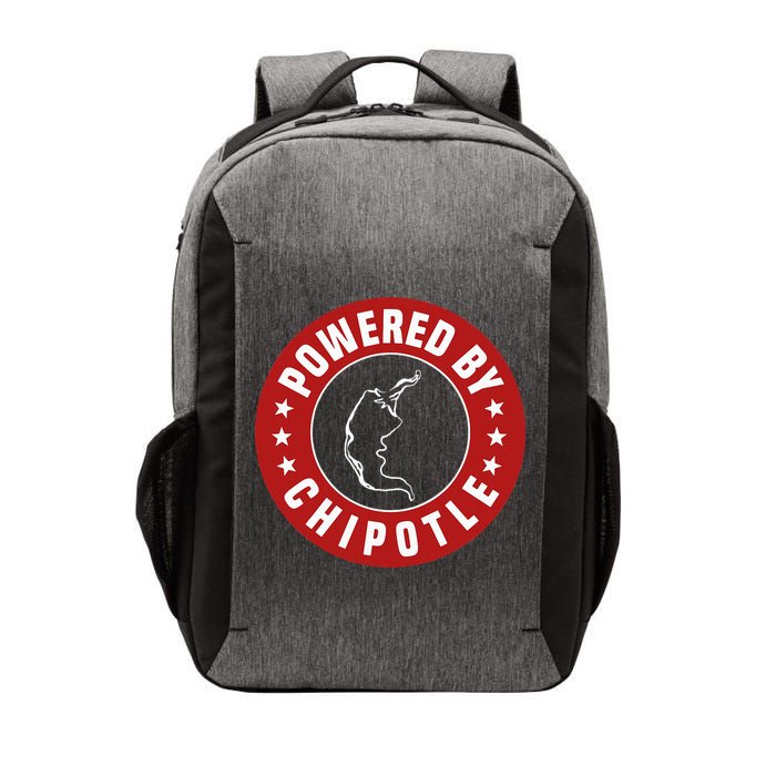 Funny Powered By Chipotle Design Chili Pepper Vector Backpack