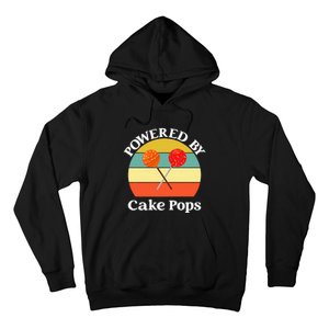 funny Powered By Cake Pops Hoodie