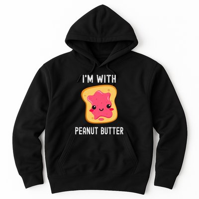 Funny Peanut Butter Jelly Matching Couples Hoodie