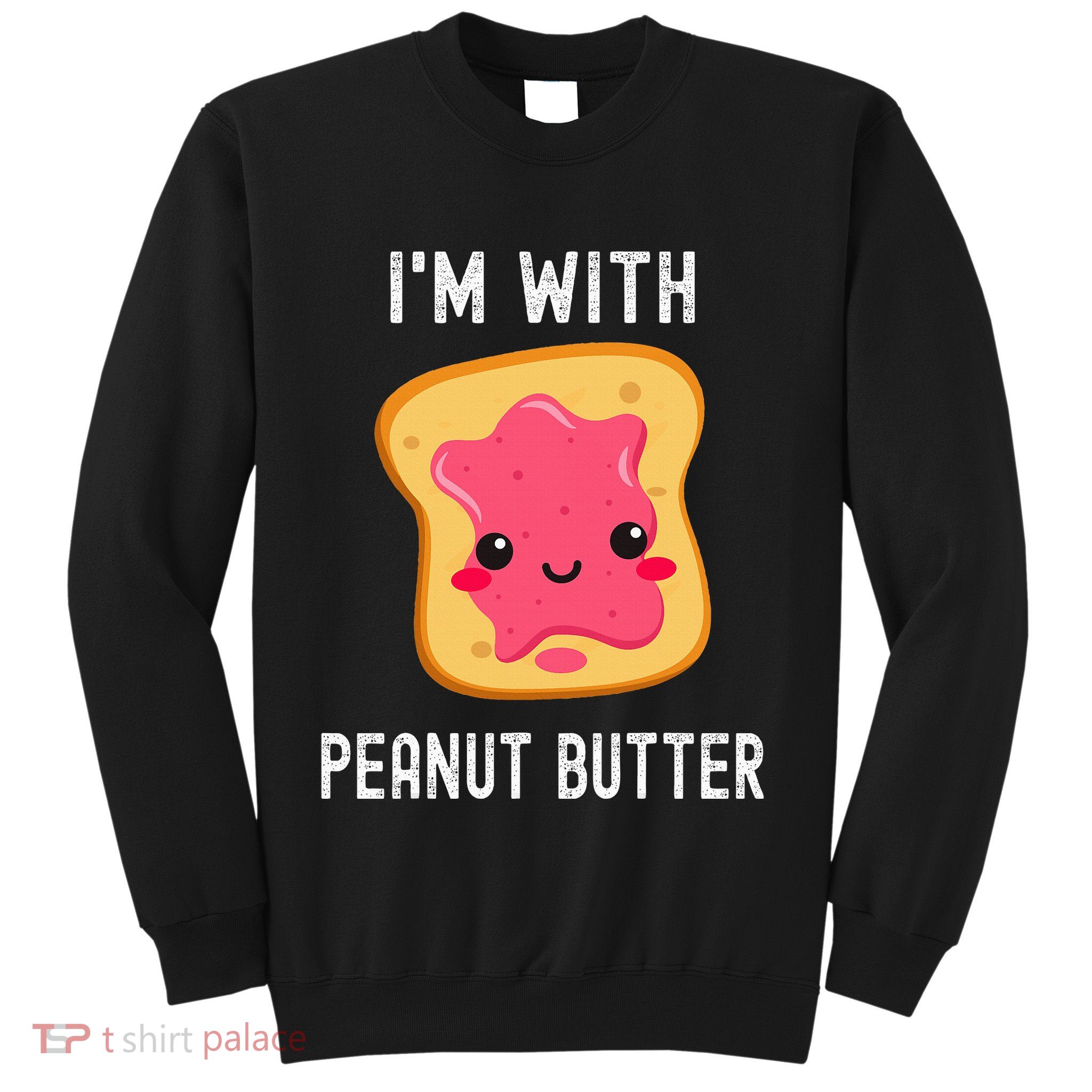 Funny Peanut Butter Jelly Matching Couples Sweatshirt