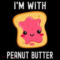 Funny Peanut Butter Jelly Matching Couples Drawstring Bag